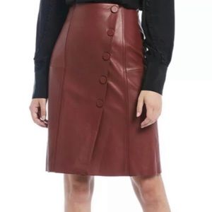 Genuine leather Antonio Melani skirt